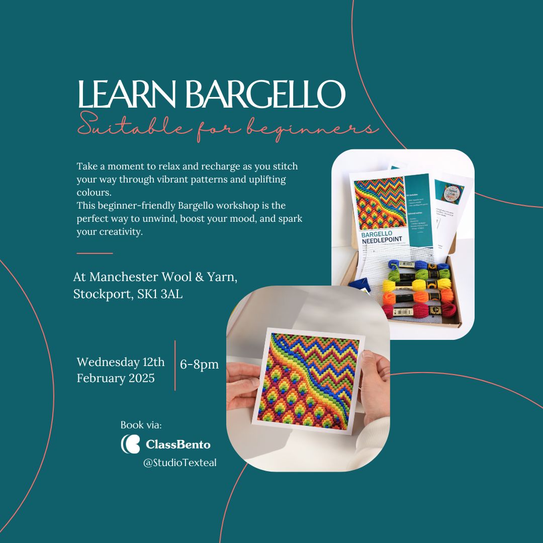 Studio texteal textile workshops using textiles to design create